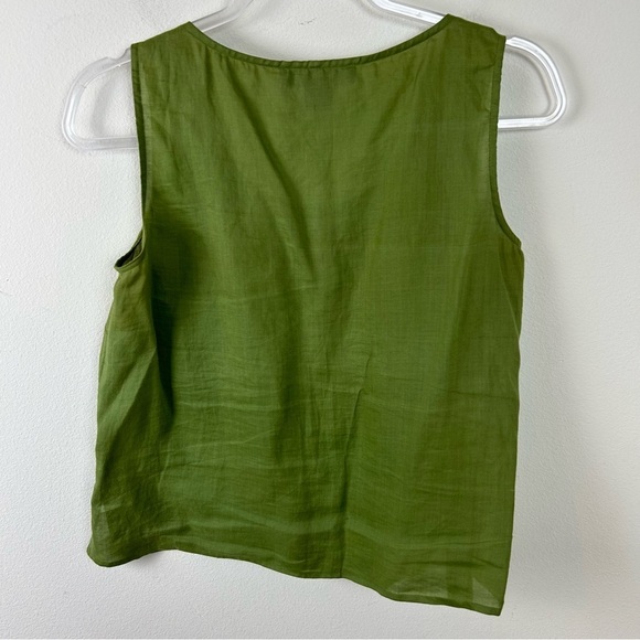 Citron Santa Monica Ramie Green tank size: S - Picture 9 of 9